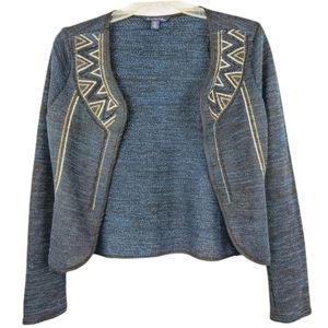 American Eagle chain detail embroidered sweater M